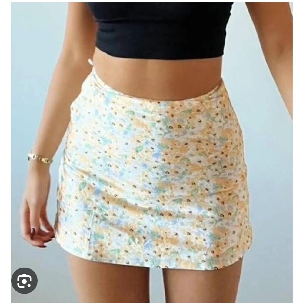 Princess Polly Satin mini skirt